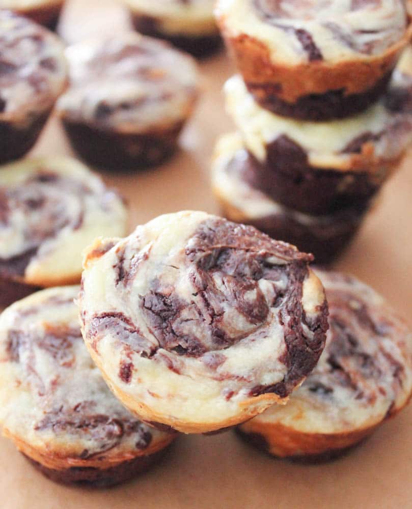 Chocolate Chip Brownie Cheesecake Bites Chocolate Chip Brownie Cheesecake Bites