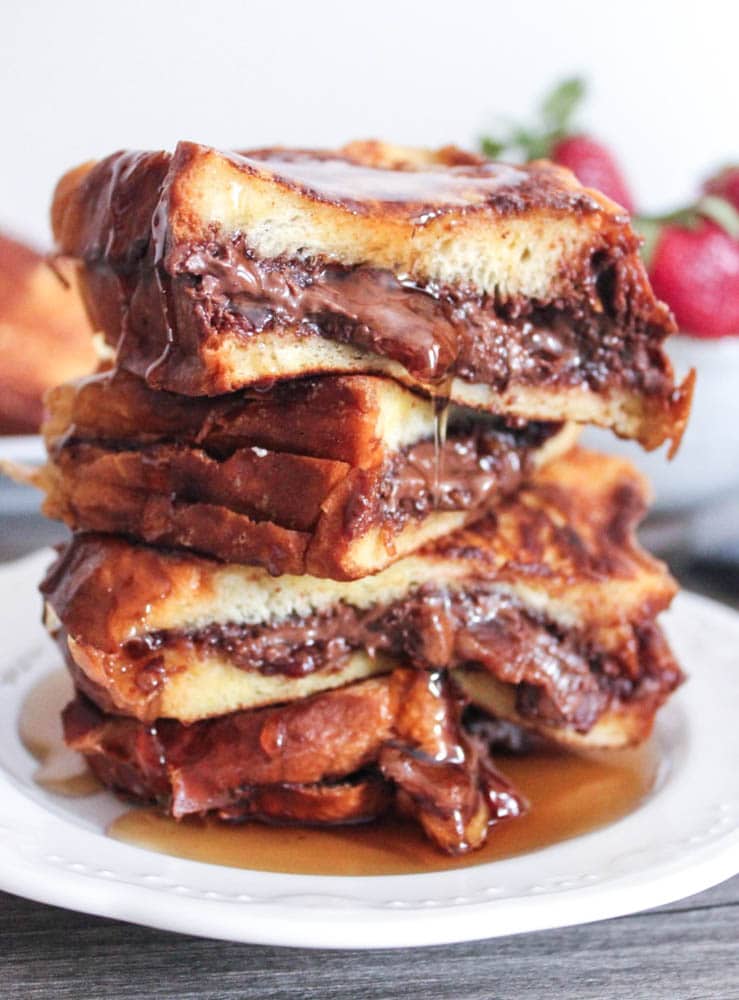 Nutella and Bacon Stuffed French Toast Domesticate ME!
