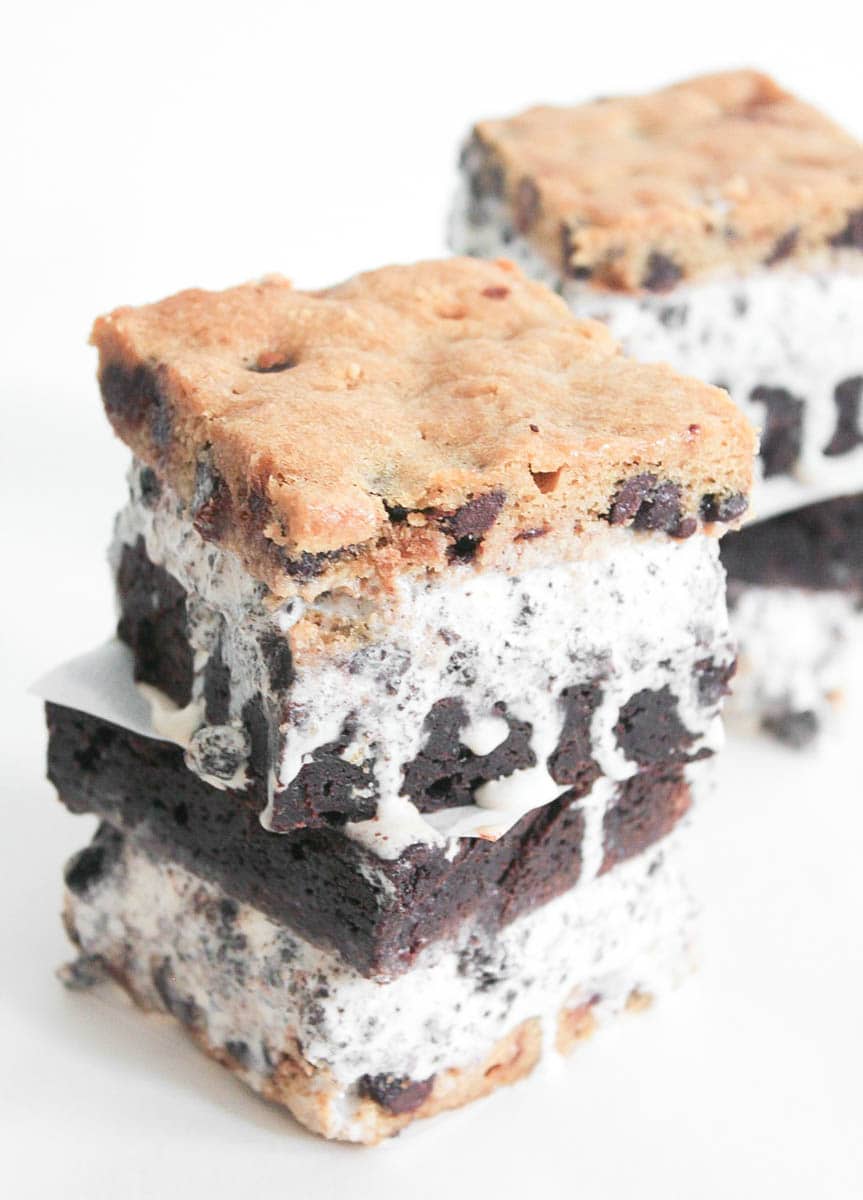 Slutty Brownie Cake Using Cookie Dough Slutty Brownie Cake Using Cookie Dough